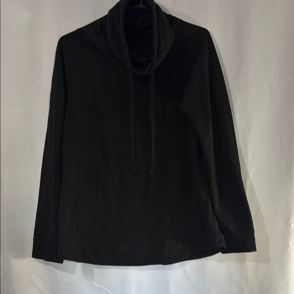 32 Degrees Heat - Black Cowl Neck Long Sleeve Sweater